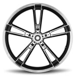 DNA Specialty Wheels & Tire Packages 21 3.5 Black Enforcer Billet Front Wheel Rim BW Tire Package Harley Touring ABS