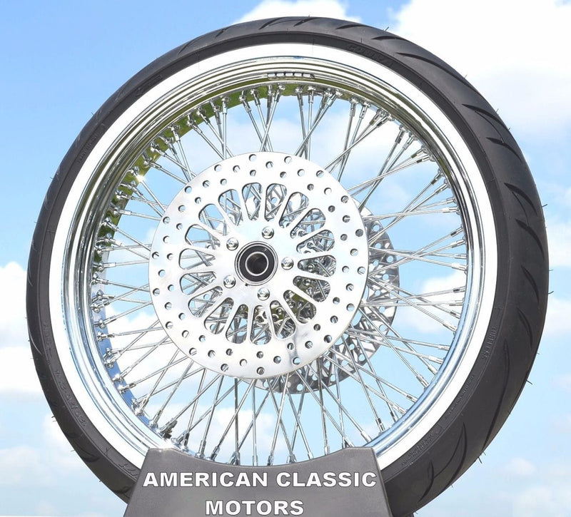 DNA Specialty Wheels & Tire Packages 21 x 3.5 80 Spoke Front Wheel 120/70 WWW Tire Package 2000-2007 Harley Touring