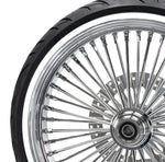 DNA Specialty Wheels & Tire Packages 21 x 3.5 Chrome 52 Mammoth Fat Spoke Front Wheel WWW Tire 14+ Harley Softail FL