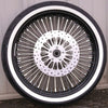 DNA Specialty Wheels & Tire Packages Black 21 3.5 52 Fat Spoke Mammoth Front Wheel Tire Package Harley Touring ABS WW