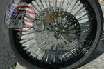 DNA Wheel Package Black 21" x 3.5 52 Mammoth Diamond Spoke Front Wheel BW Tire Harley Touring ABS