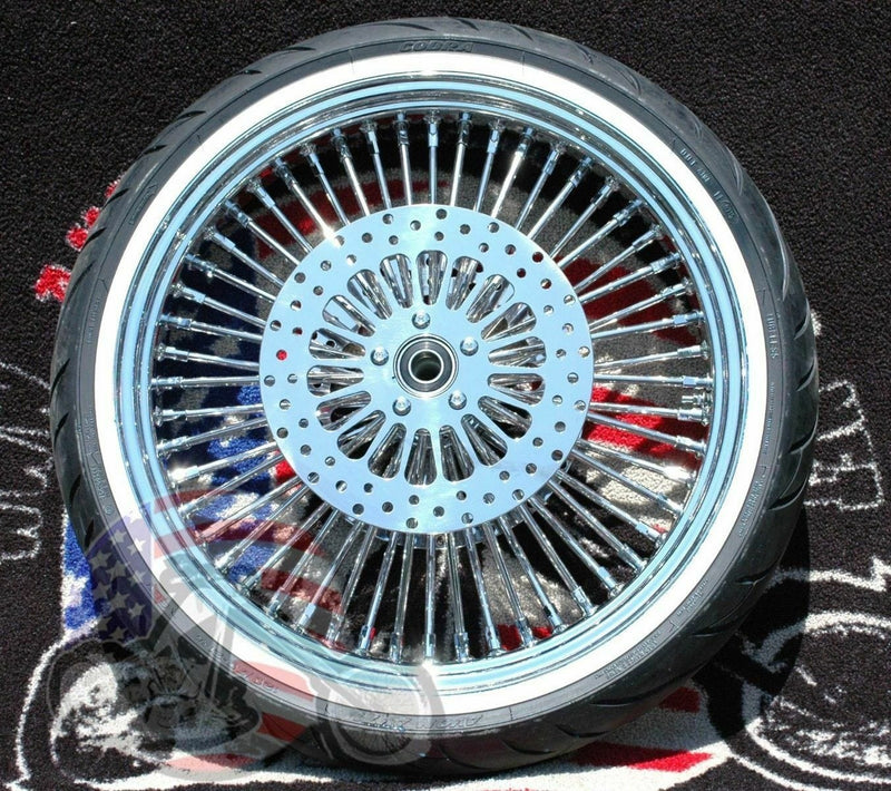 DNA Wheels & Tire Packages 21 3.5 52 Mammoth Fat Spoke Front Wheel Tire Package 08-2020 Harley Touring ABS