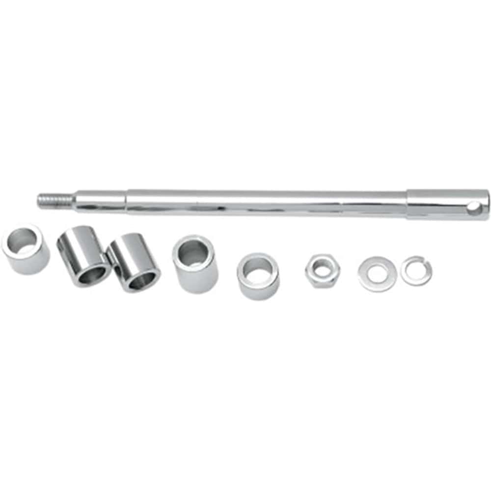 Drag Specialities Axles, Bearings & Seals Front Stock Wheel Axle Spacer Kit Chrome Harley Softail Fatboy Heritage Deluxe