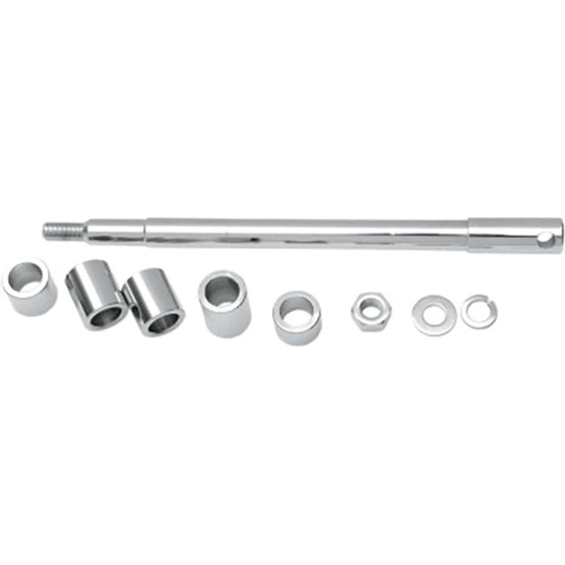 Drag Specialities Axles, Bearings & Seals Front Stock Wheel Axle Spacer Kit Chrome Harley Softail Fatboy Heritage Deluxe