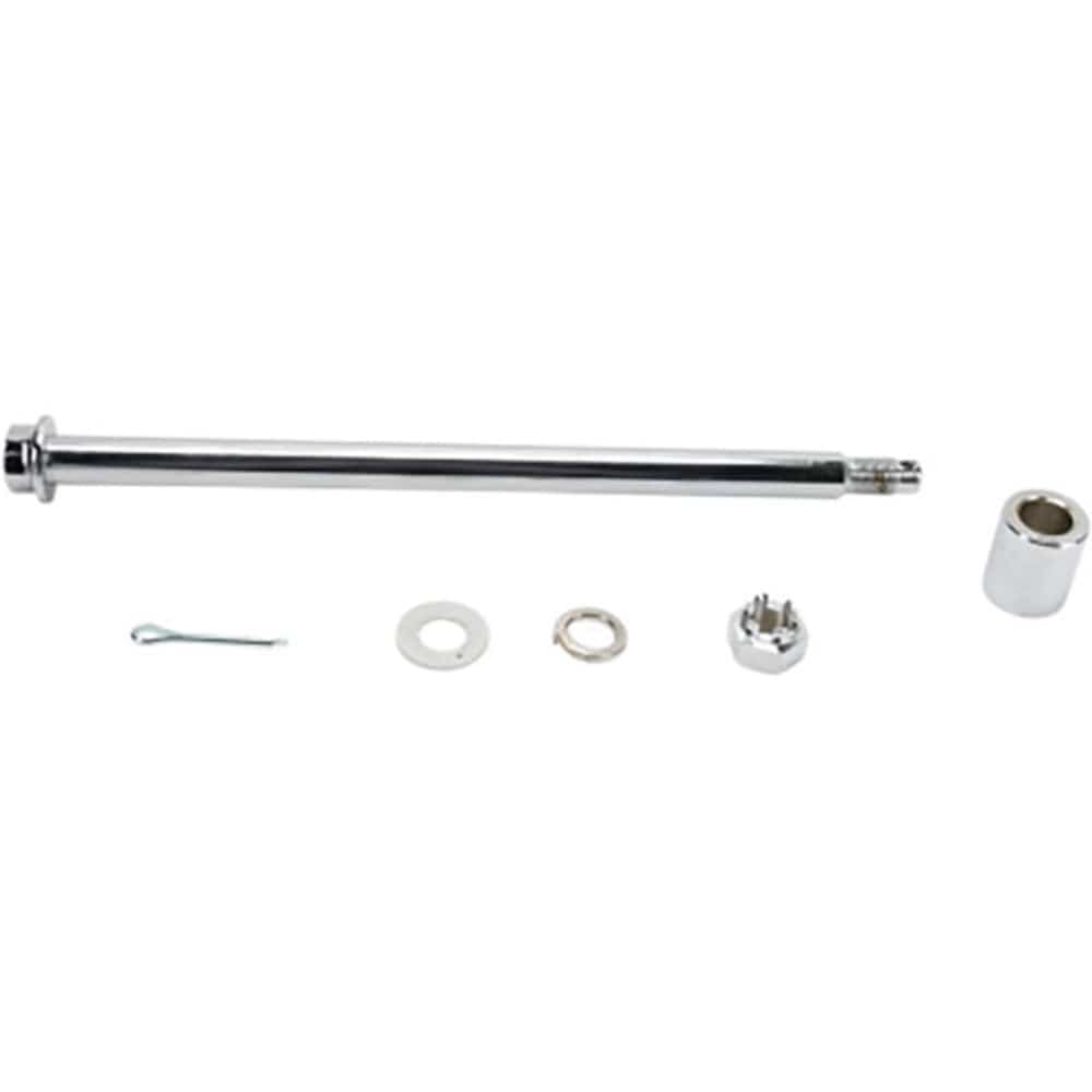 Drag Specialities Axles, Bearings & Seals Rear Stock Wheel Axle Spacer Kit Chrome Harley Big Twin Dyna FXD FXDWG 91-99
