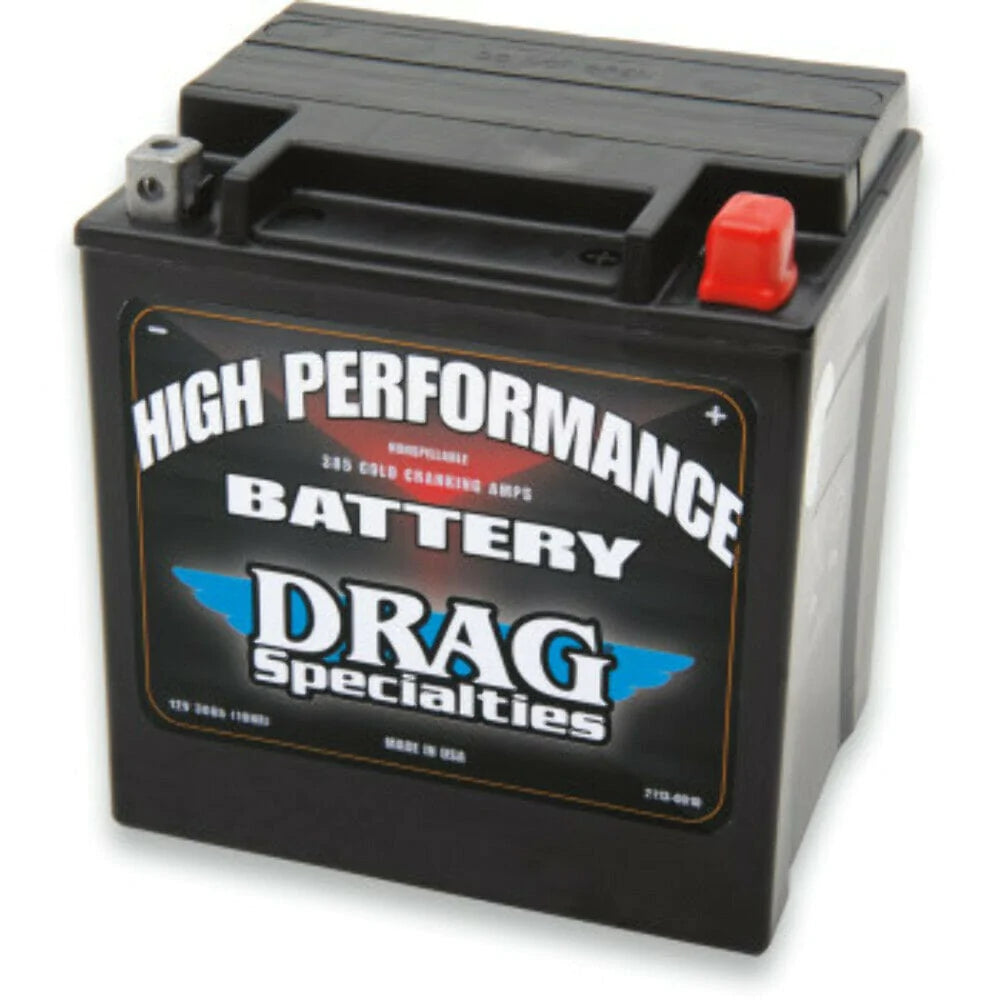Drag Specialities Batteries AGM Absorbed Glass Mat Gel Battery Harley Touring Bagger Dresser 97-2021 YTX30L