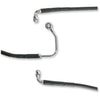 Drag Specialities Brake Lines & Hoses 16 5/8 54 1/2 Standard Black Vinyl Upper/Mid Brake Line Harley Touring 09-13