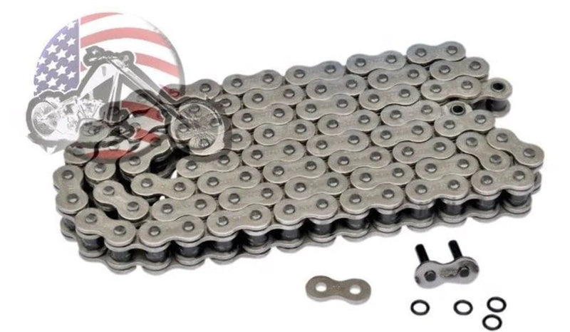 Drag Specialities Chains, Sprockets & Parts Chrome 530 120 Link O Ring Motorcycle Performance Chain Heavy Duty Harley Custom