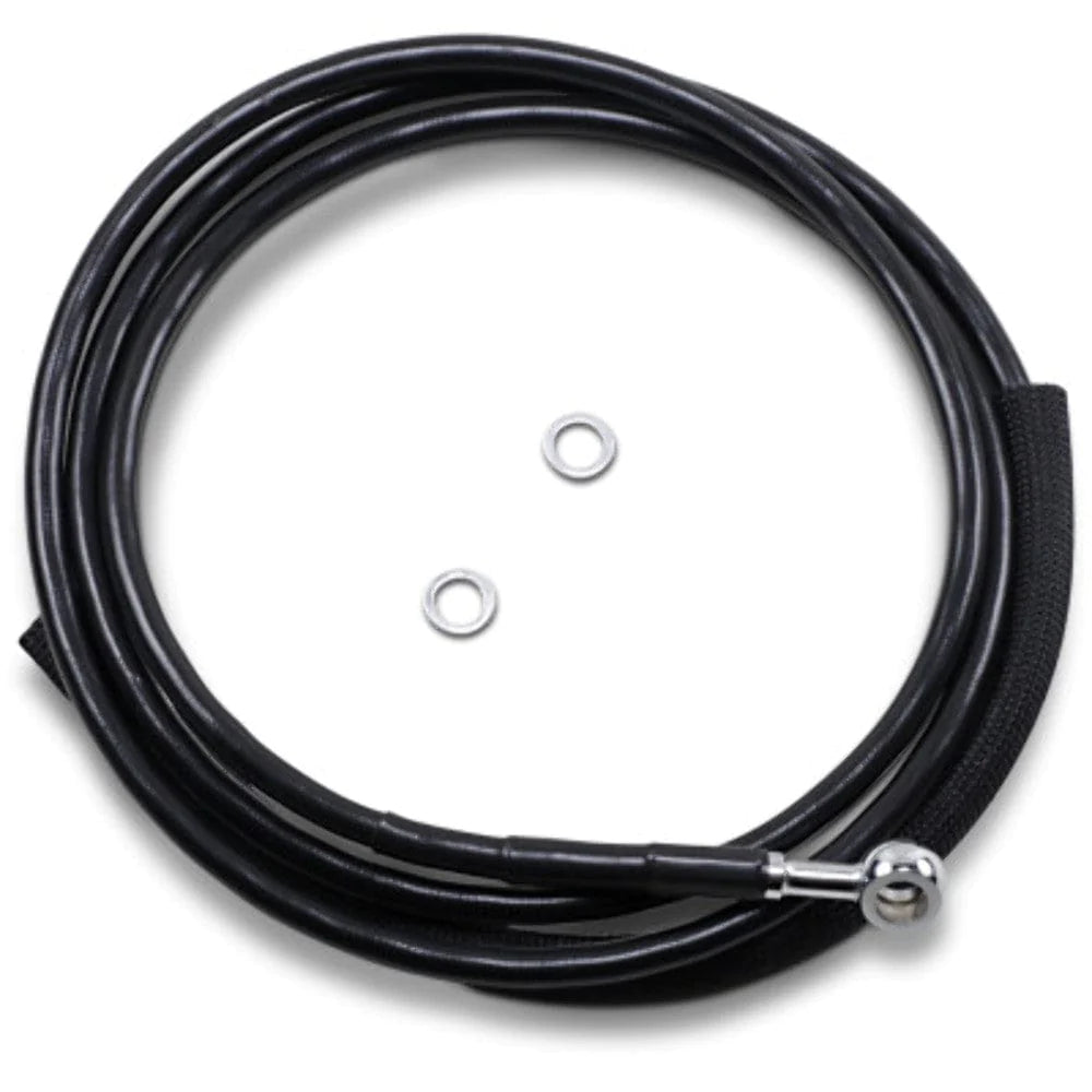 Drag Specialities Clutch Cables 74 1/8" Black Vinyl +4 Extended Hydraulic Clutch Cable Harley Touring FLH 17+