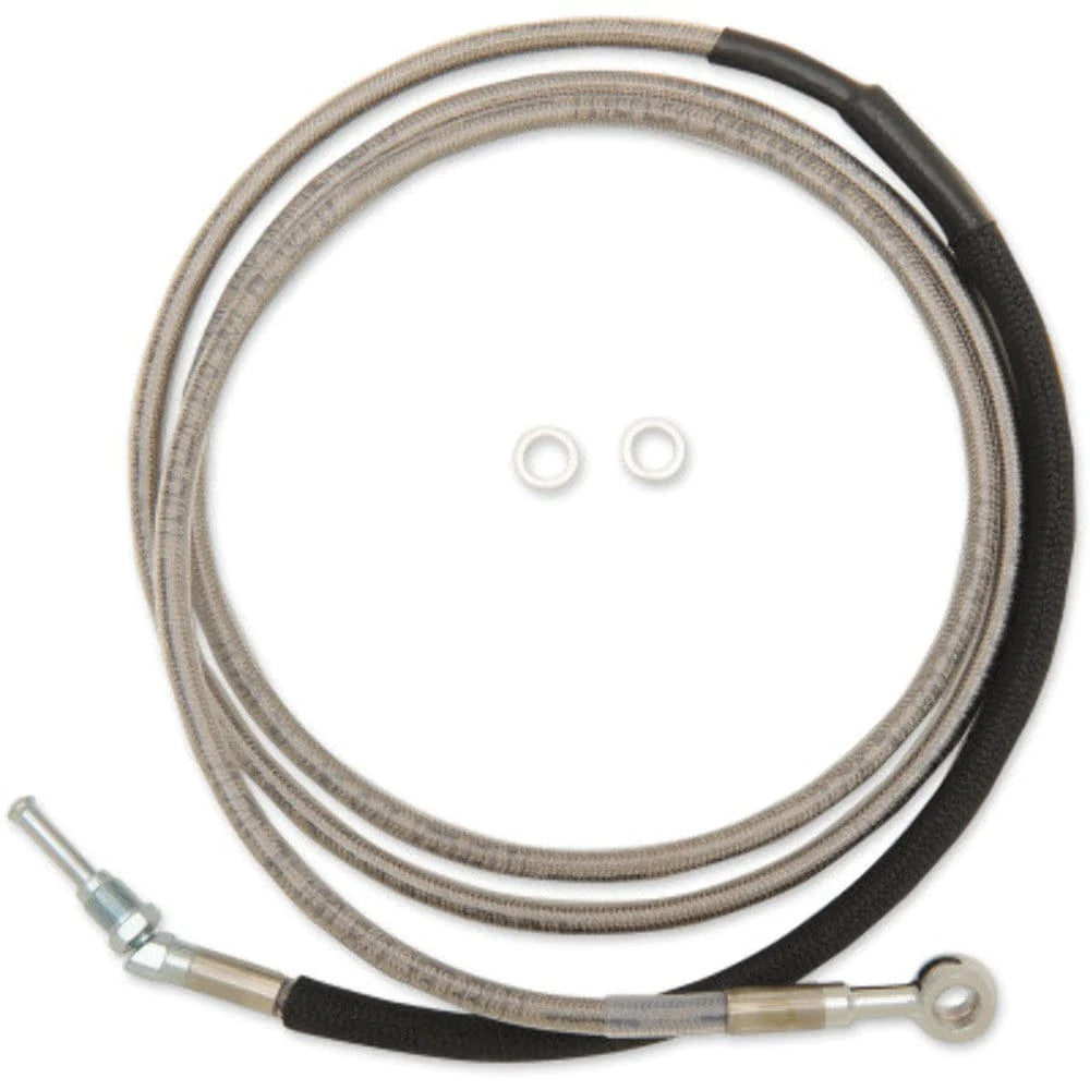 Drag Specialities Clutch Cables 76 1/8" Coated Stainless +6 Extended Hydraulic Clutch Cable Harley Touring 17+
