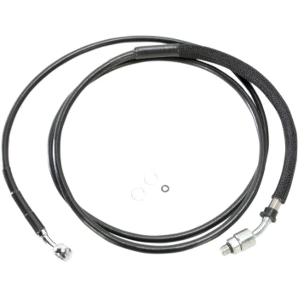 Drag Specialities Clutch Cables 78 1/8 Black Vinyl +8 Extended Hydraulic Clutch Cable Harley Touring 13-16 CVO