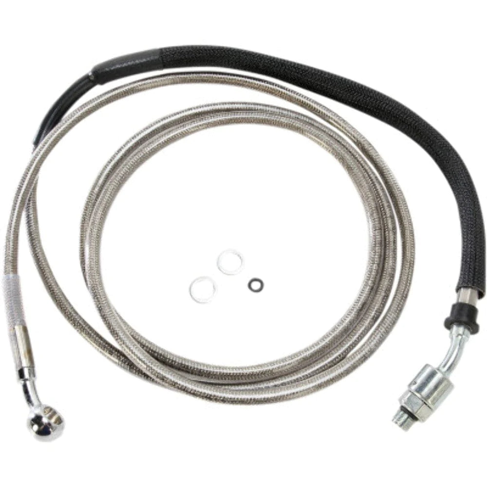 Drag Specialities Clutch Cables 80 1/8" Stainless +10 Extended Hydraulic Clutch Cable Harley Touring 13-16 CVO