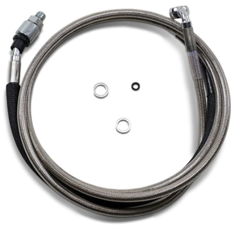 Drag Specialities Clutch Cables 80 1/8" Stainless +10 Extended Hydraulic Clutch Cable Harley Touring 15-16 FLTRX