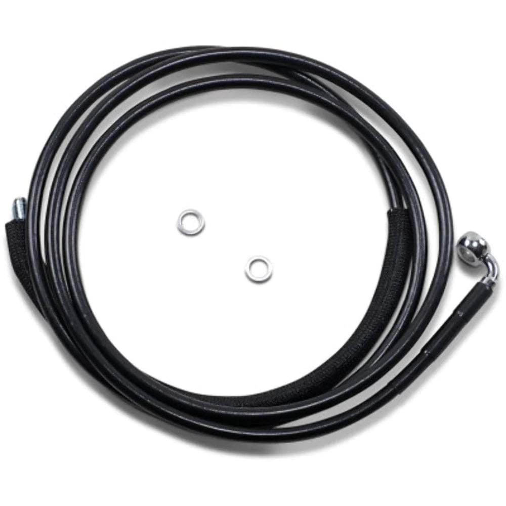 Drag Specialities Clutch Cables 82 1/8" Black Vinyl +12 Extended Hydraulic Clutch Cable Harley Touring 17+ FLTRX