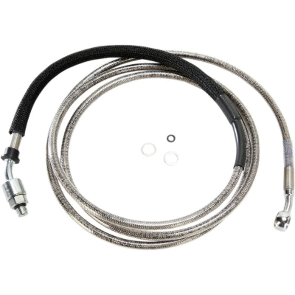 Drag Specialities Clutch Cables 82 1/8" Stainless +12 Extended Hydraulic Clutch Cable Harley Touring 13-16 CVO