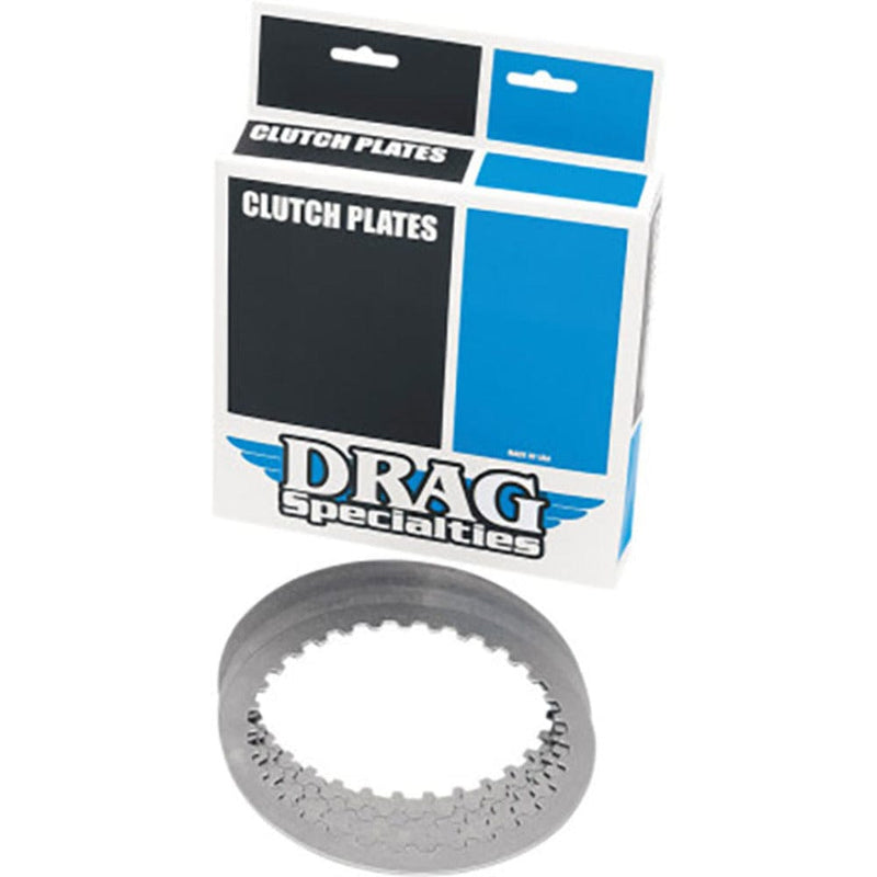 Drag Specialities Clutch Plates Steel Clutch Plates Kit 6 Set Harley Big Twin Sportster XL Buell 90-20 37913-90