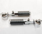 Drag Specialities Foot Pegs & Pedal Pads Chrome O-Ring Clamp On Highway Frame Engine Guard Rigid Hardtail Footpegs Harley