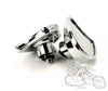 Drag Specialities Other Handlebars & Levers Chrome Batwing Fairing Mirrors Mirror Pair Harley 96-13 Touring Bagger Dresser