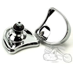 Drag Specialities Other Handlebars & Levers Chrome Fairing Mount Mirrors Blind Spot Mirror Harley Batwing Fairing Touring
