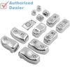 Drag Specialities Other Motorcycle Accessories Chrome Handlebar Switch Buttons Cap Covers Horn Radio Start Harley Touring 14-20