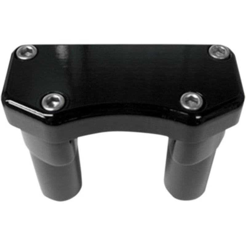 Drag Specialities Risers Gloss Black 3" Straight Risers Handlebar Top Clamp Kit Harley Softail Dyna XL