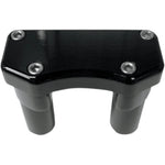 Drag Specialities Risers Gloss Black 4" Straight Risers 1" Handlebar Top Clamp Kit Harley Softail Dyna XL