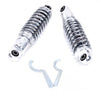 Drag Specialities Shocks Chrome 11" Rear Coil Overs Shocks Ride Adjustable Harley Touring Nitrogen Gas
