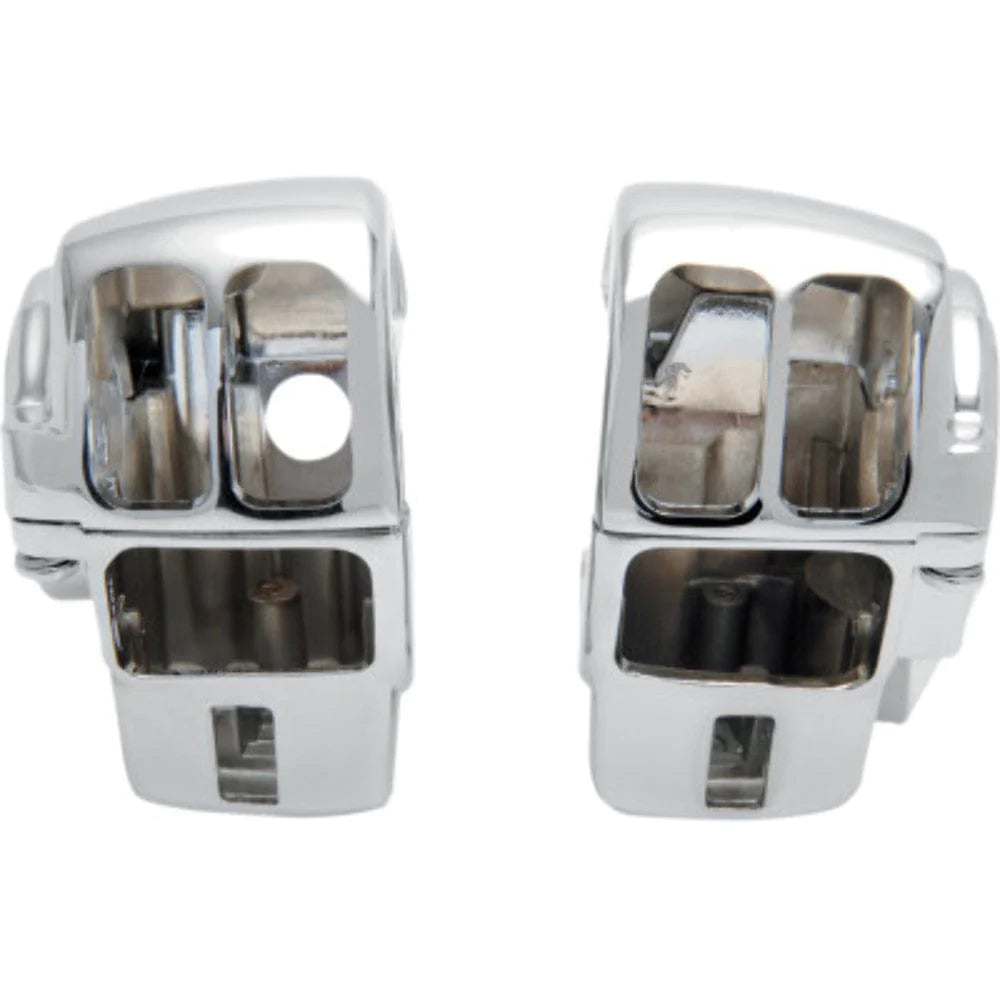Drag Specialities Switch Housing Chrome Handlebar Switch Housing Hand Control Kit 08-2013 Harley Touring Dresser