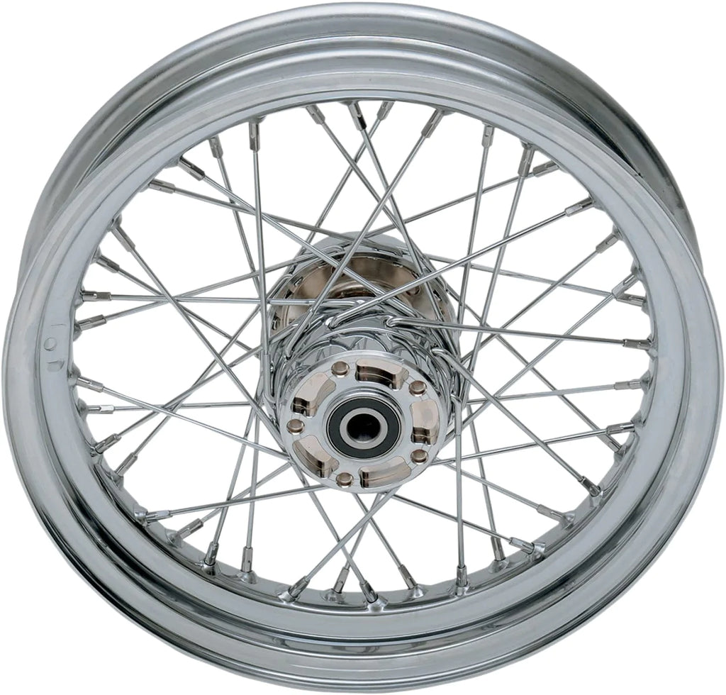 Drag Specialities Wheels & Rims Chrome 16" x 3" 40 Spoke Rear Wheel Rim Harley Sportster Dyna Softail FXR 97-99
