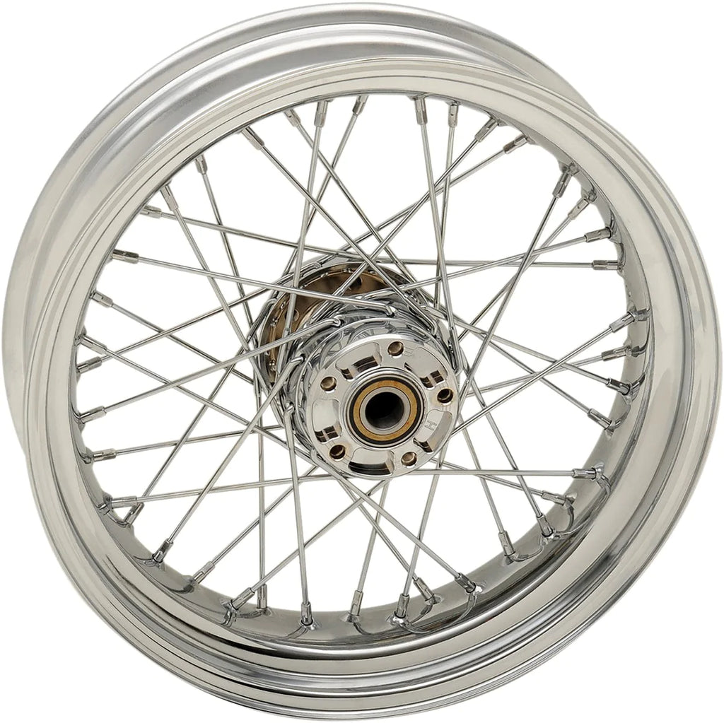 Drag Specialities Wheels & Rims Chrome 17" x 4.5" Rear 40 Spoke Wheel Rim Harley Dyna FXD FLD 2008-2017 W/O ABS