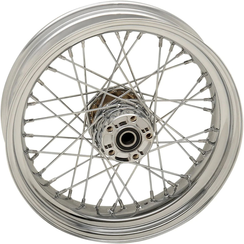 Drag Specialities Wheels & Rims Chrome 17" x 4.5" Rear 40 Spoke Wheel Rim Harley Dyna FXD FLD 2012-2017 W/ ABS