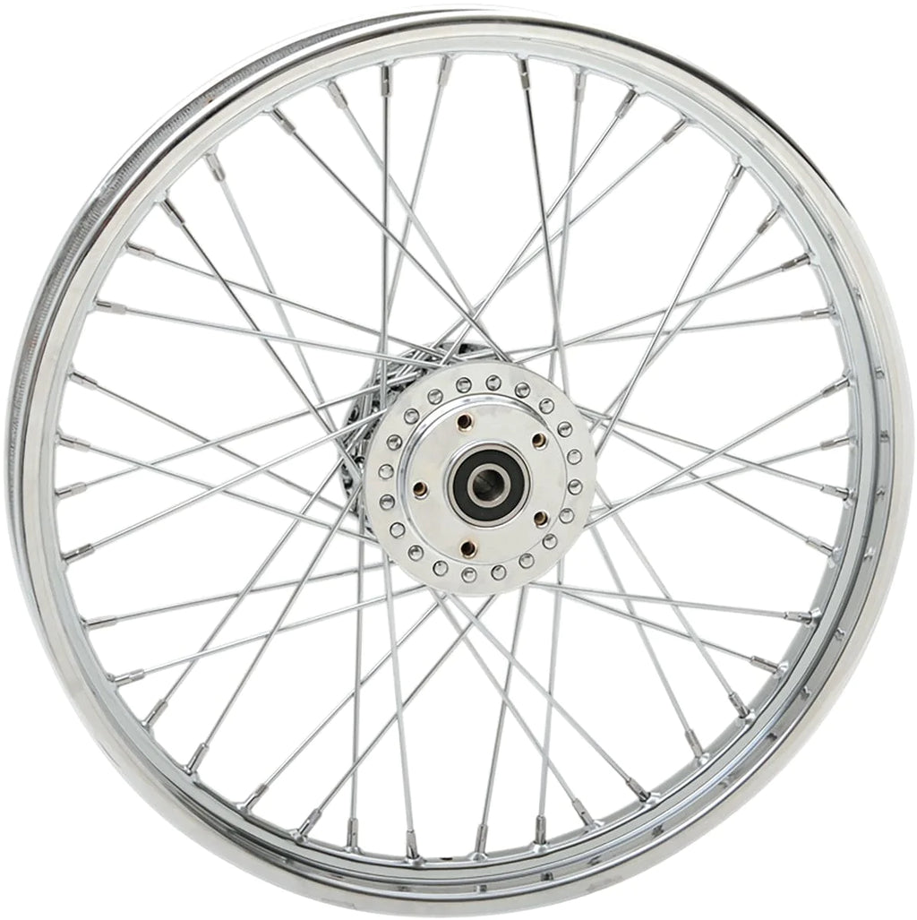 Drag Specialities Wheels & Rims Chrome 40 Spoke 21" x 2.15" Front Wheel Rim Harley Dyna FXD Sportster XL 00-04