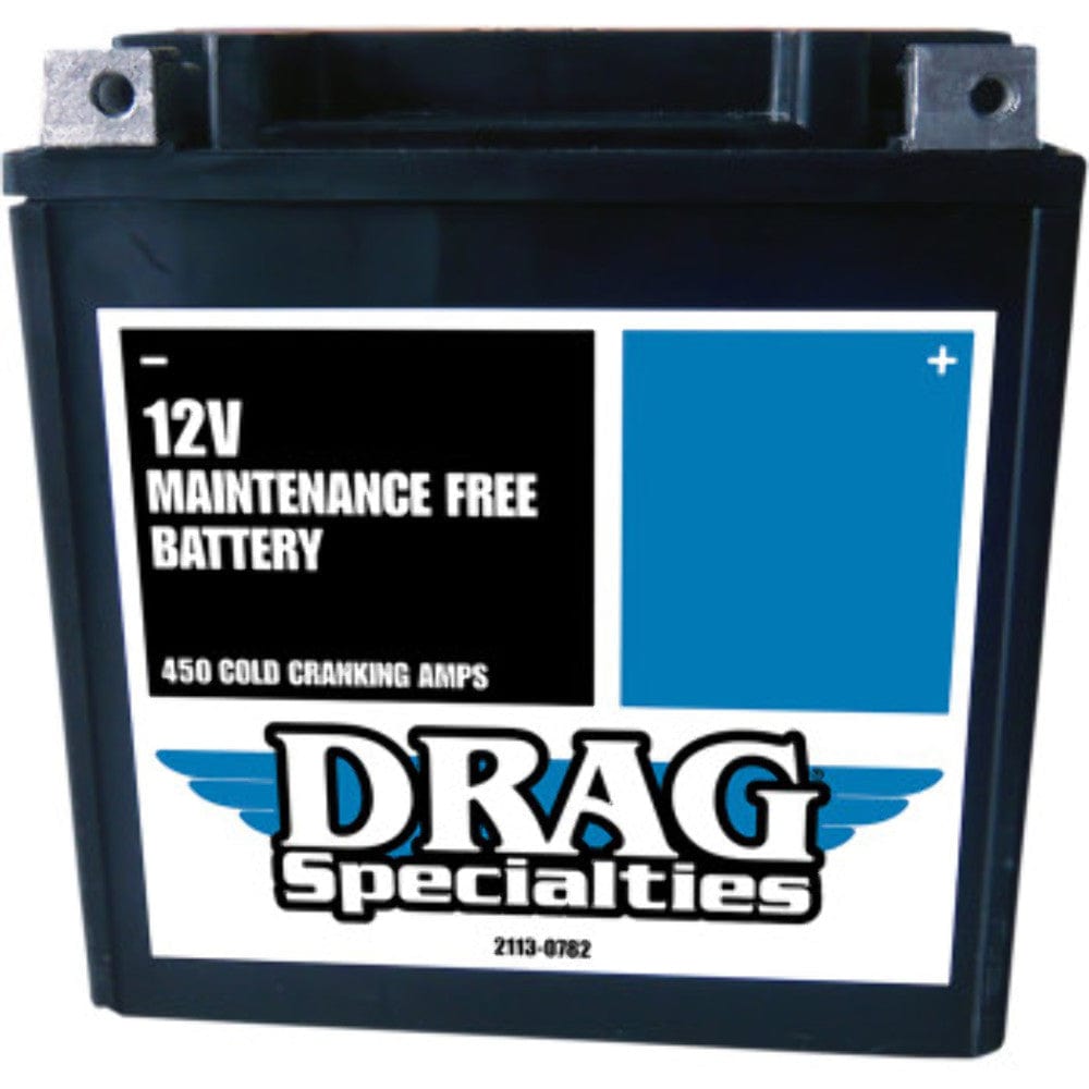 Drag Specialties Batteries Drag AGM Absorbed Glass Mat Acid Battery Harley Touring Bagger Dresser 1997-2020