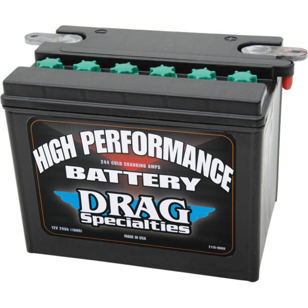 Drag Specialties Batteries Drag High Performance Battery Harley XLH Ironhead Sportster FL Shovelhead 65-84