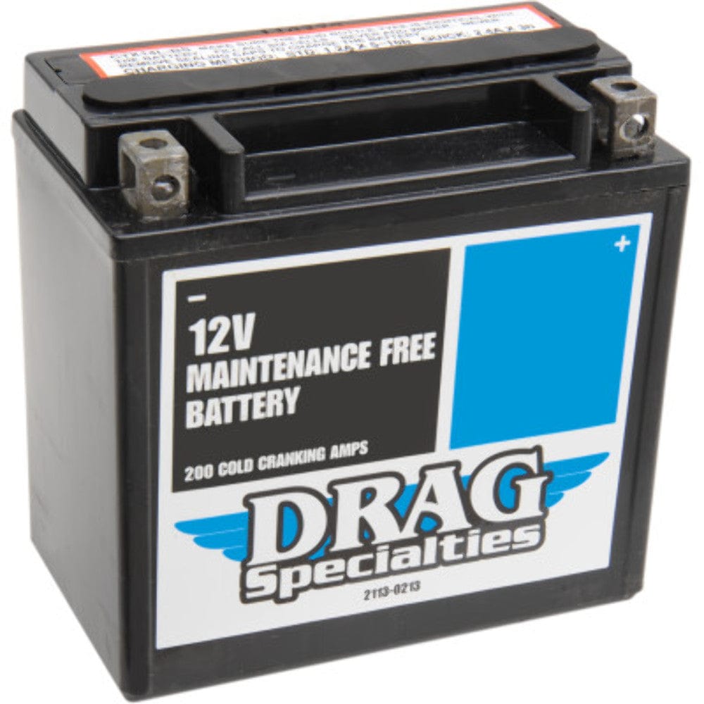 Drag Specialties Batteries Drag Specialties Maintenance Free Battery OE 65958-04 Harley 04+ Sportster XL XG