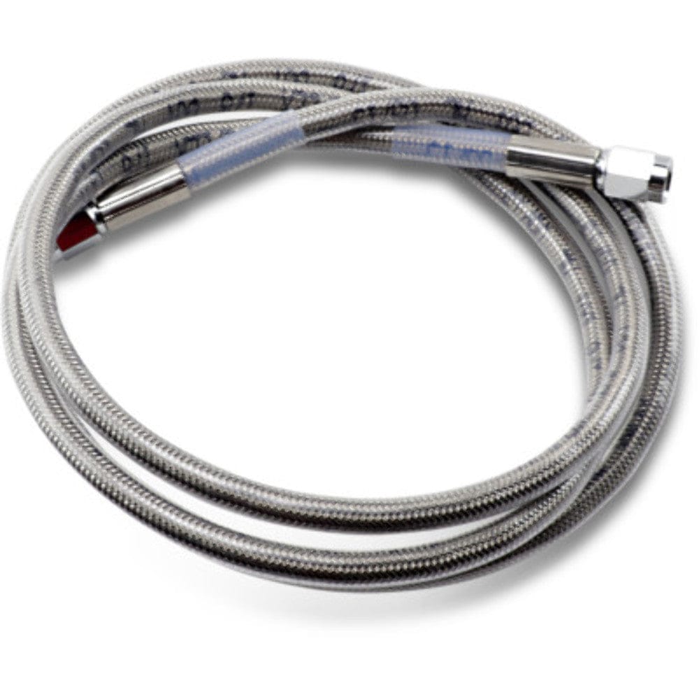 Drag Specialties Brake Lines & Hoses Drag Specialties 54" Clear Braided Stainless Steel Universal Brake Line Harley