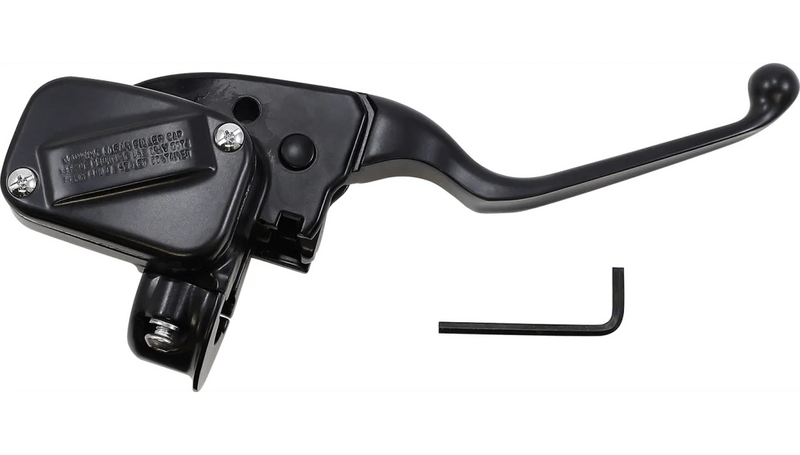 Drag Specialties Brake/Master Cylinder Lever Assembly Black ABS 1" Hydraulic Harley Softail 18-20