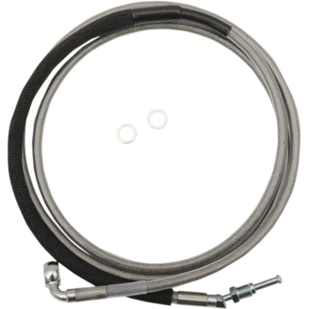 Drag Specialties Clutch Cables 70 1/8" Clear Coated Stainless Hydraulic Clutch Cable Harley Touring FLTRX/S 17+