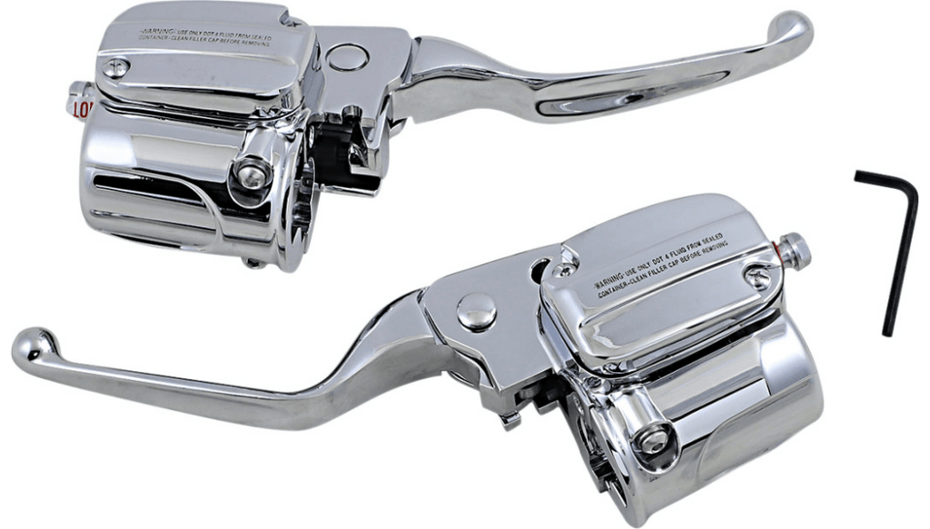 Drag Specialties Drag Chrome Handlebar Mechanical Hydraulic Control Kit 2015-16 Harley Road Glide