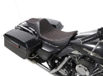 Drag Specialties Drag Extended Reach Predator III 3 Red Diamond Black Seat 99-07 Harley FLHR FLHX