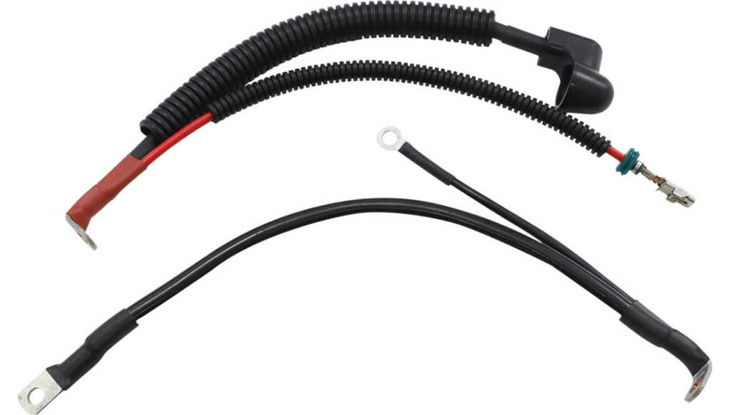Drag Specialties Drag Specialties Battery Cable 1/4 5/16 Terminals Set 2014-16 Harley Touring