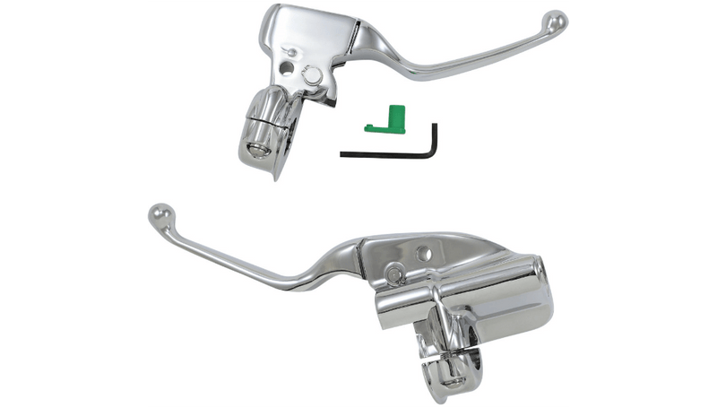 Drag Specialties Drag Specialties Chrome Handlebar Lever Controls Assembly 2018-20 Harley Softail
