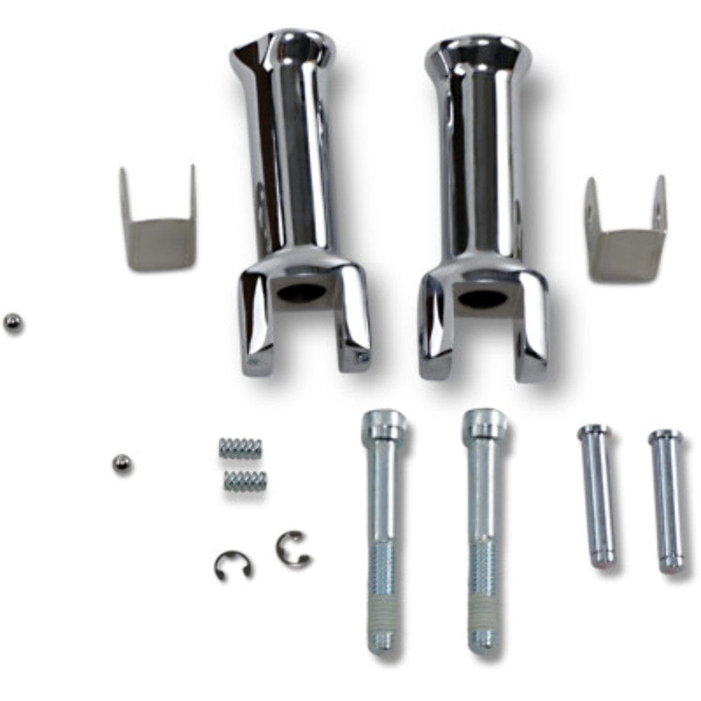 Drag Specialties Drag Specialties Chrome Passenger Footpeg Pegs Mount Kit Harley Softail 18-21 FL