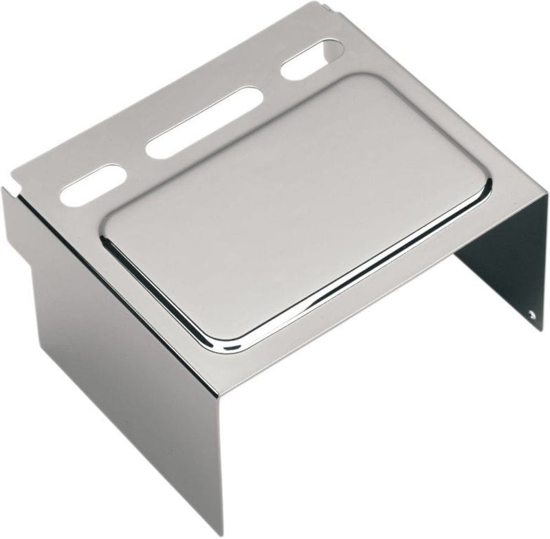 Drag Specialties Drag Specialties Chrome Windowed Panel Battery Box Cover Harley Dyna Sportster