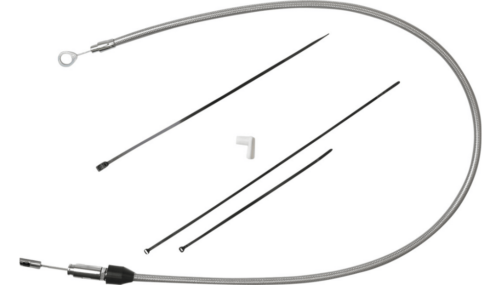 Drag Specialties Drag Specialties Stainless Steel 34" Upper Clutch Cable 2020+ Harley Low Rider S