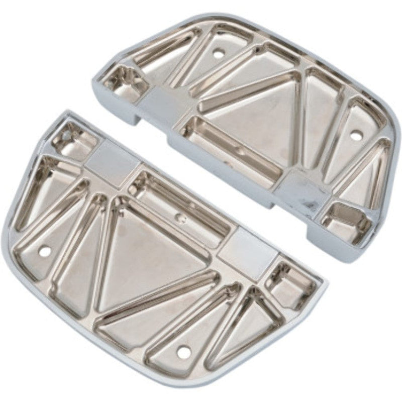 Drag Specialties Floorboard Kits Drag Specialties Chrome Passenger Footboard Floorboards 50613-91A Harley Touring