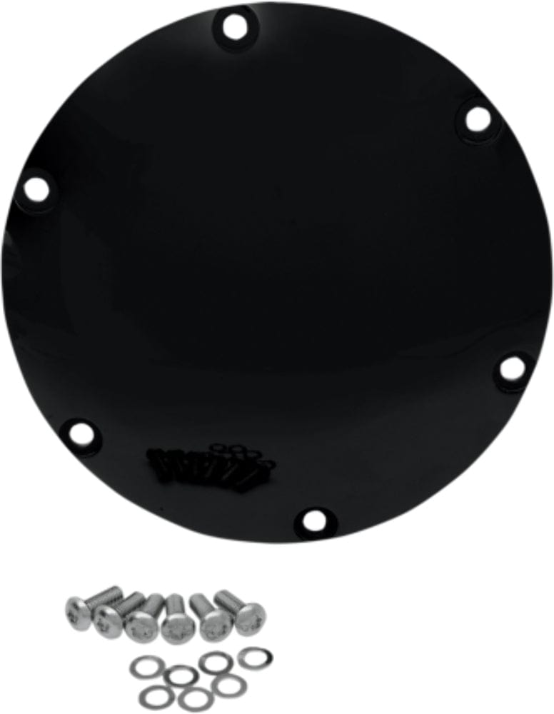 Drag Specialties Other Body & Frame Drag Specialties Derby Cover Accent Smooth Domed Black 04+ XL Harley Sportster