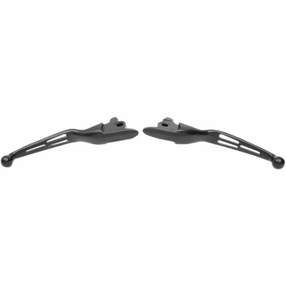 Drag Specialties Other Handlebars & Levers Drag Specialties Black Slotted Wide Blade Hand Levers Pair Harley Touring 17-20