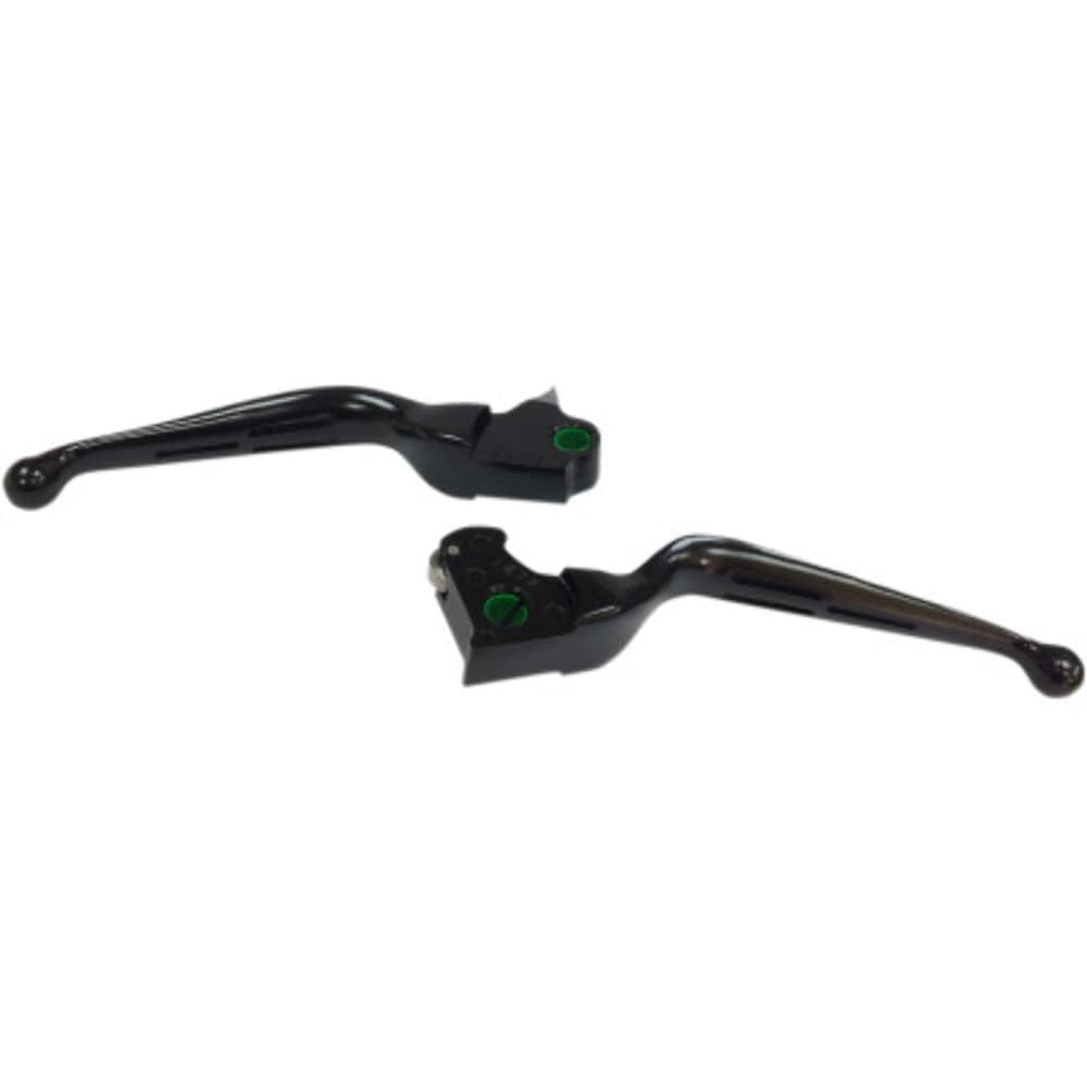 Drag Specialties Other Handlebars & Levers Drag Specialties Matte Black Slotted Wide Blade Hand Levers Harley 14-16 Touring