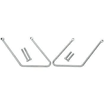 Drag Specialties Other Luggage Chrome Saddlebag Support Brackets Harley Softail 00-05 FXST 00-07 FLST